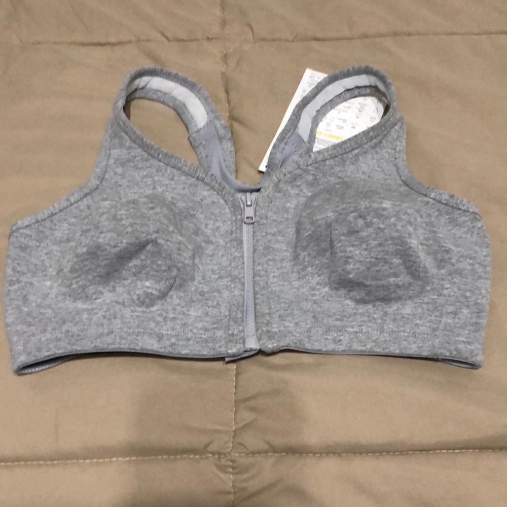 Carol Wior zip front closure bra. NWT